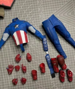 HotToys 1/6 HT MMS563 Avengers Endspiel Captain America 2012 Figur Kostüm Hände - Bild 1 von 3