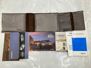 1997 Volvo 850 Owners Manual Set. Complete All Books Brown Leather Case - Picture 1 of 8