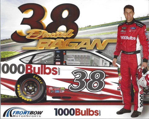 2018 DAVID RAGAN "1000 BULBS" #38 NASCAR MONSTER ENERGY POSTCARD GLOSS FINISH Cover