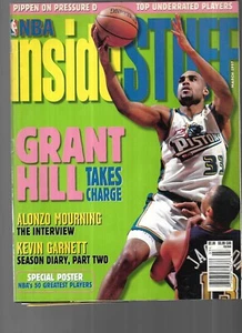 Rivista NBA Inside Stuff (marzo 1997)/ con poster - Foto 1 di 8