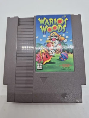 Wario's Woods (Nintendo NES, 1994) Tested Working.  - Image 1 of 2