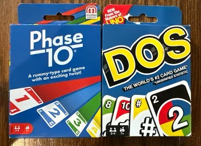 Juegos de cartas Phase 10 y DOS NUEVOS Foto 1 de 4