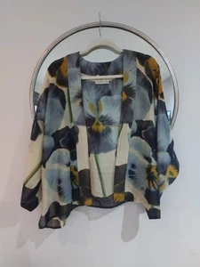 Rare! One Hundred Stars ๐ Kimono STUNNING Bargain Pansy Jacket New Without Tags - Picture 1 of 8