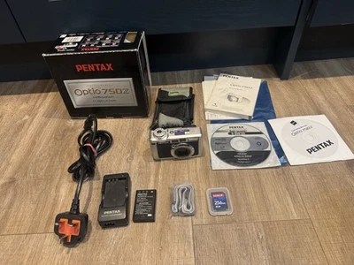 Pentax Optio 750Z Digital Camera 7mp 5x Zoom Camera Boxed - PLEASE READ - Image 1 of 4