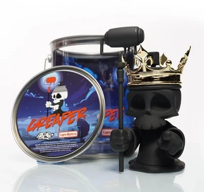 Figura Vinilo Premium Sket One X IamRetro Exclusiva Greaper BLACK DEATH Foto 1 de 4