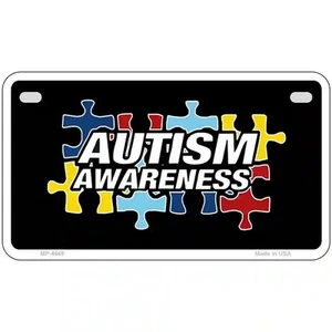 Autism Awareness Metal Novelty License Plate Sign - Picture 1 of 5