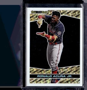 2021 Topps Chrome Update #BGC-4 Ronald Acuña Jr. Topps Black Gold - Picture 1 of 2
