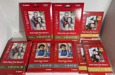Canon Photo Paper Plus Glossy II  4x6 Bundle - Image 1 of 4