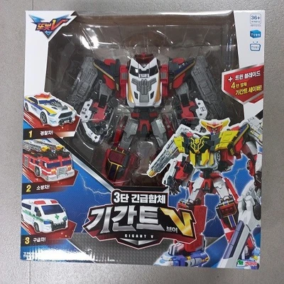 TOBOT V GIGANT V 3-Integration Rescue  Transforming Robot Figure - Image 1 of 4