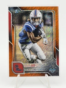 2025 Bowman U Chrome Cayden Lee ORANGE SHIMMER /25 Ole Miss - Bild 1 von 2