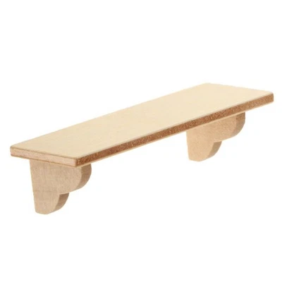 Scaffali da parete per studio in scala 1:12 per casa delle bambole, appendiabiti - Immagine 1 di 4