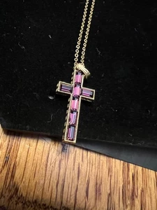 Brustkreuz mit Swarovski Kristallen The Met MMA Metropolitan - Bild 1 von 6