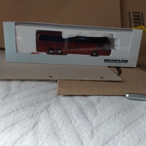 Neoplan Bus 1:87 illuminato 12V corrente continua con conducente e passeggeri - Foto 1 di 14