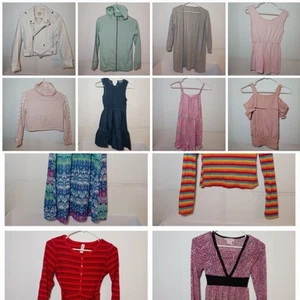 Lot Of 12 Tops Dress Blouse Girls Sz 10-12 Stylish Fashion - Picture 1 of 16