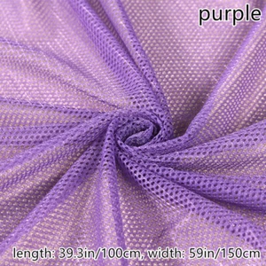 Mesh Fabric Fishnet Hollow Sewing Craft for Sportswear Tracksuit Costume Lined - Picture 1 of 30