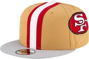 Men's New Era Gold San Francisco 49ers 9FIFTY Snapback Hat Cap NFL Football - Picture 1 of 5