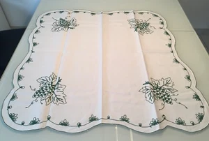 Alte Tischdecke Mitteldecke Stickerei 479/18 - Picture 1 of 4