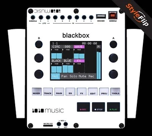 Recubrimiento de caja negra de música 1010 | Blanco | Calcomanía protectora | StyleFlip Skins - Imagen 1 de 1