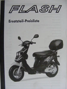 FLASH Motorroller 50ccm Original Ersatzteilliste Parts-List - Bild 1 von 6