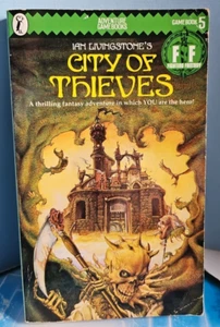 Fighting Fantasy: City of Thieves by Ian Livingstone. Puffin 1984 Copy - Picture 1 of 21