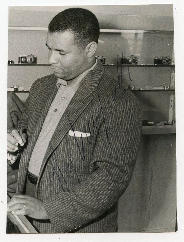ROY CAMPANELLA VINTAGE 1950 foto assinada Dodgers HOF garantida autêntica - Imagem 1 de 1