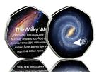 THE MILKY WAY GALAXY Full Colour Silver Commemorative. Space/Interstellar/NASA