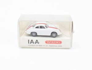 Wiking H0 814 06 modellino auto Porsche 356 coupé IAA bianco 1:87 - Foto 1 di 2