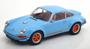1/18 KK SCALE MODELS Singer Porsche 911 in Light Blue Model Car Ltd. 1000 - Picture 1 of 6