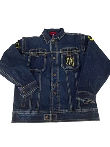 Willie Esco Caballero Herren Gr. L 1967 Latzhose Jeansjacke/Weste dunkelblau - Bild 1 von 12