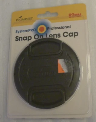 Promaster SystemPRO Professional 82mm Snap On Pinch Lens Cap 3133 - NOS NEW - Image 1 of 3