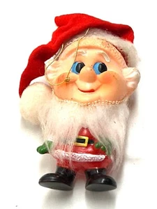 Vintage Pixie Elf Christmas Ornament Figure Japan Xmas Decor Kitschy - Picture 1 of 5