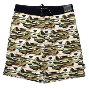 Brand New Boys Vans The Daily Print Boardshort Black/Camo 26/12 - Picture 1 of 1