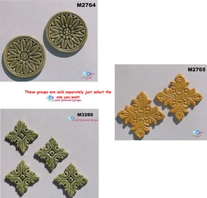 ELEMENTS 3D DO - DADS - HANDMADE, CERAMIC MOSAIC TILES ( Pick you Group) #1 - Picture 1 of 4