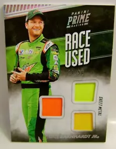 DALE EARNHARDT JR #21 /50 RACE USED SHEET METAL NASCAR PANINI PRIME RACING 2018 - Picture 1 of 2
