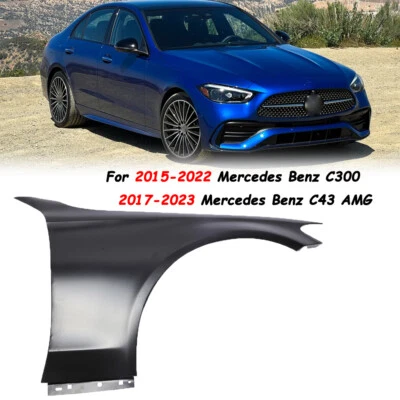 New Right Fender For 15-22 Mercedes Benz C300 17-23 C43 AMG Front Passenger Side - Image 1 of 4