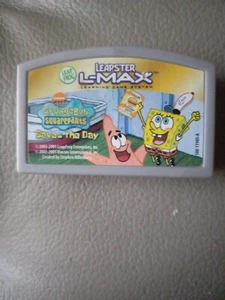 LEAP FROG LEAPSTER L-MAX GAME CARTRIDGE - Sponge Bob Square Pants Saves The Day - Picture 1 of 1