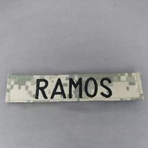 RAMOS Army Camo 5" Hook Name Strip Tab Patch - Picture 1 of 2