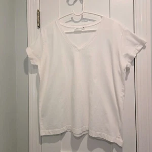 Prairie Cotton weiß 100% Baumwolle SS V-Ausschnitt Top Gr. M (fällt groß aus, plz lesen) - Bild 1 von 12