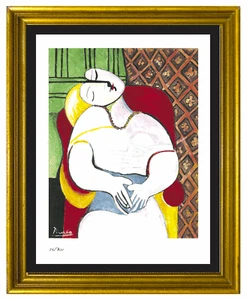 Pablo Picasso “The Dream” Signed & Hand-Numbered Ltd Ed Print (unframed) - Picture 1 of 2