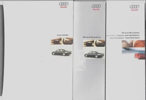 Audi A8 1997-98 UK Market Sales Brochure Portfolio 2.8 3.7 4.2 Sport S8 - Picture 1 of 1