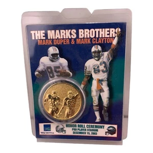 THE MARK BROTHERS 2003 ROLLO DE HONOR MONEDA MARCA DUPER Y MARK CLAYTON - Imagen 1 de 2