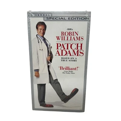 NIP Patch Adams (VHS, 1999, Extra footage/ Special Edition) Sealed - Image 1 of 4