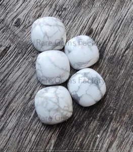 AAA Quality Natural Howlite Cushion Shape Cabochon, Calibrated Stone 5mm-20mm - Picture 1 of 10