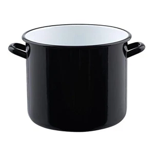 Riess Riesentopf mit Bördel Ø28cm 12 Liter  Classic Schwarz Emaille - Bild 1 von 1