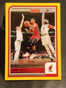 2023-24 Panini NBA Hoops SP EXCLUSIVE Yellow Flood #34 Jimmy Butler - Miami - Bild 1 von 2