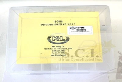 KIT CUÑA VÁLVULA HONDA CRF450R CRF450X RVT1000 TRX450R 9.5MM 50 2.60 - 3.05 Foto 1 de 3