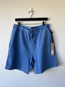 new Ksubi mens extra large xl 36 38 fleece trak track Short 4x4 atlantic blue - Picture 1 of 4