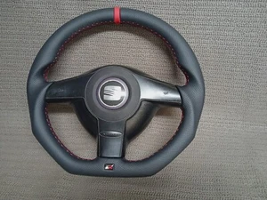 Volante deportivo Seat Leon 1 Cupra MK1 Toledo II 2 nuevo revestimiento - Imagen 1 de 2