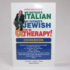 SIGNED My Mother's Italian My Father's Jewish & I'm In Therapy Cookbook 2007 PB - Picture 1 of 14