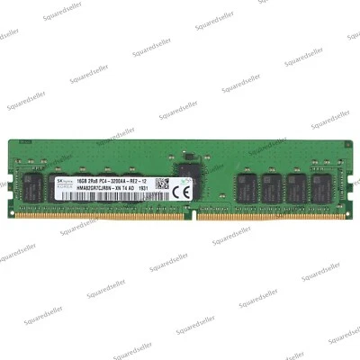 SK Hynix 16GB 3200MHz REG ECC RAM DDR4 DIMM PC4-25600 2RX8 Server Memory - Image 1 of 4